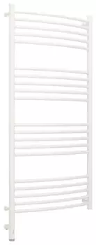 Полотенцесушитель электрический РЭБ "БОГЕМА 3.0" 1200х600 / МЭМ левый (Матовый белый)
