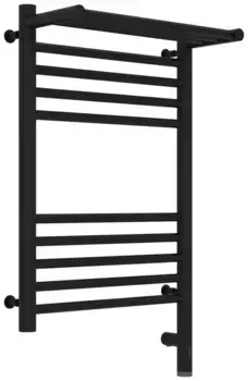 Полотенцесушитель электрический Сунержа Богема 3.0 60х40 с полкой, черный, R