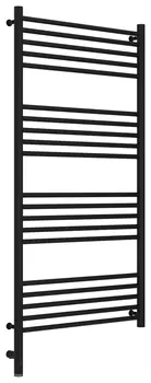 Полотенцесушитель электрический РЭБ "БОГЕМА 3.0" прямая 1200х600 / МЭМ левый (Матовый чёрный)