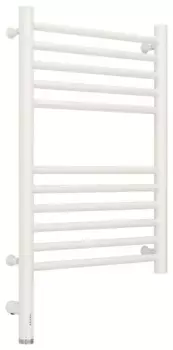 Полотенцесушитель электрический РЭБ "БОГЕМА 3.0" прямая 600х400 / МЭМ левый (Матовый белый)