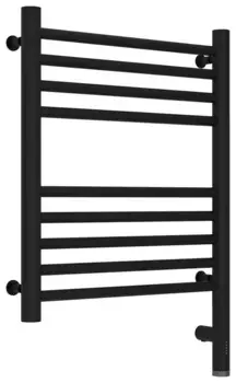 Полотенцесушитель электрический РЭБ "БОГЕМА 3.0" прямая 500х400 / МЭМ правый (Матовый чёрный)