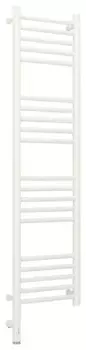 Полотенцесушитель электрический РЭБ "БОГЕМА 3.0" прямая 1200х300 / МЭМ левый (Матовый белый)