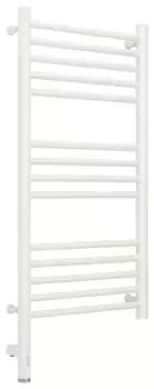 Полотенцесушитель электрический РЭБ "БОГЕМА 3.0" прямая 800х400 / МЭМ левый (Матовый белый)