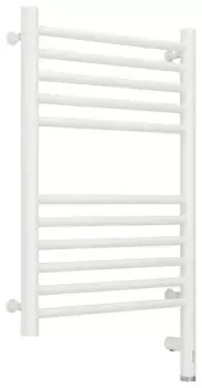 Полотенцесушитель электрический РЭБ "БОГЕМА 3.0" прямая 600х400 / МЭМ правый (Матовый белый)
