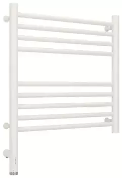 Полотенцесушитель электрический РЭБ "БОГЕМА 3.0" прямая 500х500 / МЭМ левый (Матовый белый)