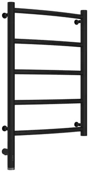 Полотенцесушитель электрический РЭБ ГАЛАНТ 3.0 600х400 МЭМ левый (Матовый чёрный)