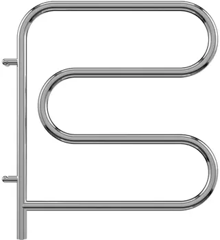 Электрический полотенцесушитель Terminus F-образный 500x500 Хром