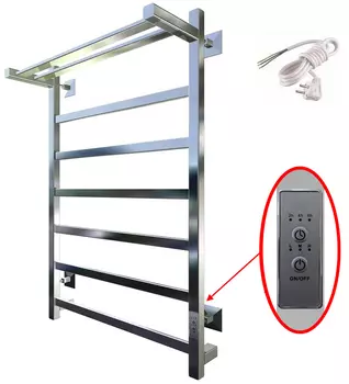 Полотенцесушитель электрический Тругор Пэк Пэк 20 80x50, с полкой