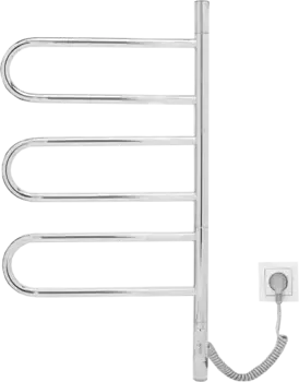Полотенцесушитель электрический Vincea 44х80 хром