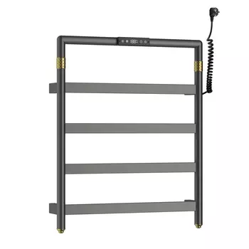 Полотенцесушитель электрический WONZON & WOGHAND, Темный графит (WW-A6014-GM)