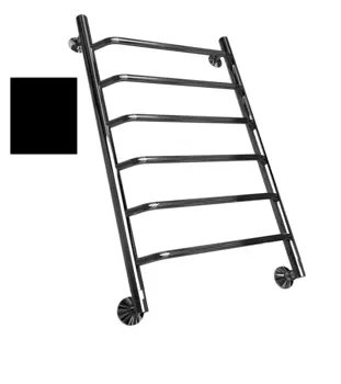 Полотенцесушитель Двин E 80/60 Водяной (1"-½" К3 Чёрный матовый) (4627167082234)