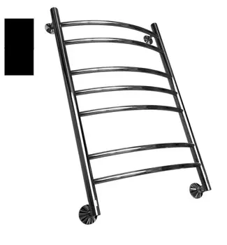 Полотенцесушитель Двин L 50/50 Водяной / 1"-½" К3 Черный матовый (4627167088564)