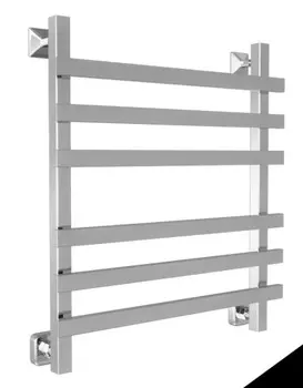 Полотенцесушитель Двин N Plaza 80/50 Водяной (К3 Квадрат Черный матовый) (4656759171896)