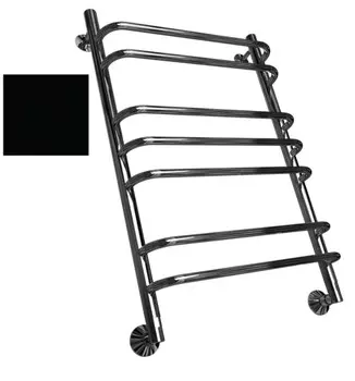 Полотенцесушитель Двин Q 80/50 Водяной / 1"-½" К3 Черный матовый (4627152135136)