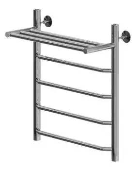 Полотенцесушитель Fiona водяной с полкой 60х40 AQUANET (266739)