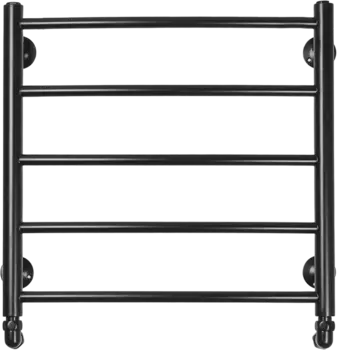 Полотенцесушитель водяной Domoterm Калипсо П5 50x50 ЧРН, черный матовый