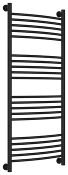 Полотенцесушитель водяной Сунержа Богема + 120x50, черный матовый, дуга
