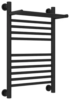 Полотенцесушитель водяной ДР "БОГЕМА 1П +" 600х400 (Матовый чёрный)