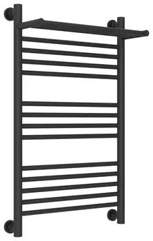 Полотенцесушитель водяной Сунержа Богема 1П + 80x50, темный титан муар, с полкой