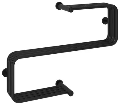 Полотенцесушитель водяной ДР Фабула 500х700 (Матовый чёрный)