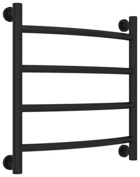 Полотенцесушитель водяной ДР "ГАЛАНТ+" 500х500 (Матовый чёрный)