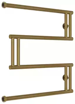 Полотенцесушитель водяной ДР High-Tech model "M+" 600х600 (Состаренная бронза)