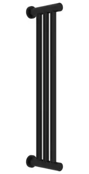 Полотенцесушитель водяной ДР "Хорда ПП" 600х195 (Матовый чёрный)