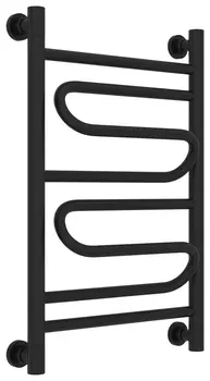 Полотенцесушитель водяной ДР "ЭЛЕГИЯ+" 600х400 (Матовый чёрный)