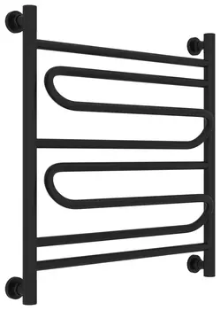 Полотенцесушитель водяной ДР "ЭЛЕГИЯ+" 600х600 (Матовый чёрный)