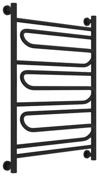 Полотенцесушитель водяной ДР "ЭЛЕГИЯ+" 800х600 (Матовый чёрный)