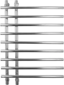 Водяной полотенцесушитель Energy Rose 800x600 Хром