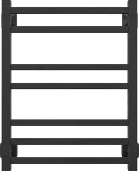 Полотенцесушитель водяной EWRIKA Кассандра Pg 60x50, черный матовый