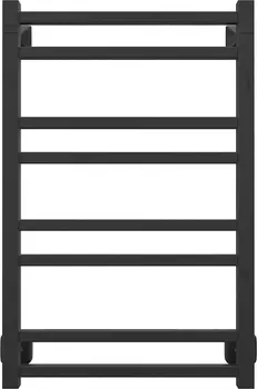 Полотенцесушитель водяной EWRIKA Кассандра Pg 80x50, черный матовый