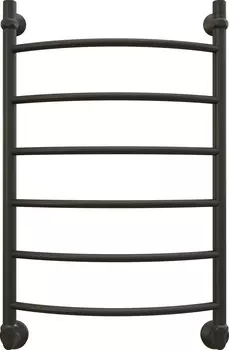 Полотенцесушитель водяной EWRIKA Сафо D 80х50, чёрный матовый