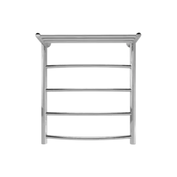 Полотенцесушитель водяной Indigo Arc 600х500 с полкой Хром