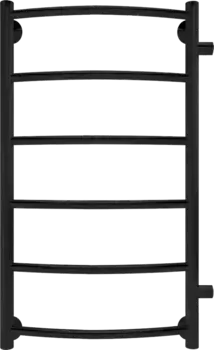 Полотенцесушитель водяной Indigo Arc LASW70-30BR-б/п-50 боковое подключение, черный муар
