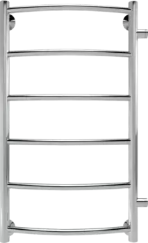 Полотенцесушитель водяной Indigo Arc LASW70-30-б/п-50 боковое подключение, серебристый