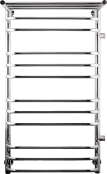 Полотенцесушитель водяной Indigo Brace LBCW100-50PR-б/п-60 с полкой, серебристый