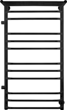 Полотенцесушитель водяной Indigo Brace LBCW100-50PBRL-б/п-60 с полкой, черный муар