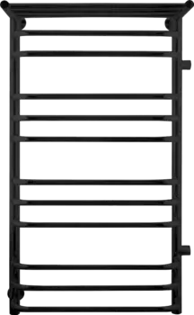Полотенцесушитель водяной Indigo Brace LBCW100-50PBRR-б/п-60 с полкой, черный муар