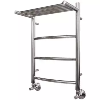 Полотенцесушитель водяной Point Афина 50х60 хром с полкой