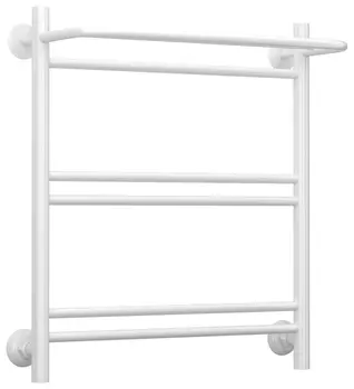 Полотенцесушитель водяной ПС СТИЛЬЕ "Версия-Н1" 600х500 (Полка+1+2+2) П 16 (Белый)