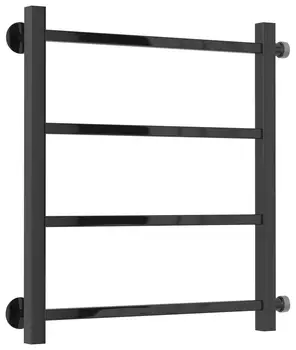 Полотенцесушитель водяной ПС СТИЛЬЕ "Версия-КБ" 500х500 (4) П 20х20 (Чёрный)