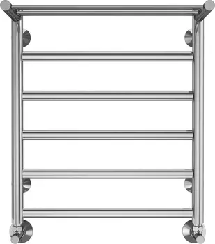 Водяной полотенцесушитель Terminus Хендрикс П6 500x600 с полкой Хром
