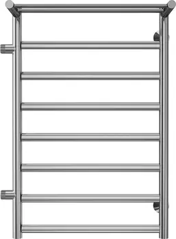Водяной полотенцесушитель Terminus Хендрикс П8 500x800 с полкой Хром боковое подключение