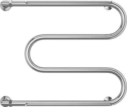 Водяной полотенцесушитель Terminus M-образный 600x700 Хром