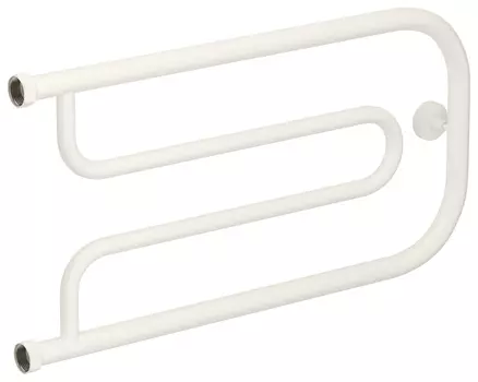 Полотенцесушитель водяной ВПС "Гусли+" 320х650 Н. Г. 1" (Матовый белый)