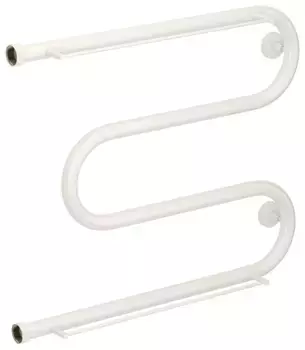 Полотенцесушитель водяной ВПС "М-обр.+" 2П 500х650 Н. Г. 1" (Белый)