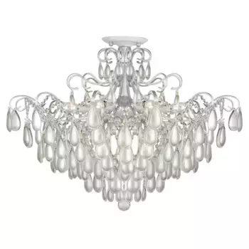 Потолочная люстра AM Group MONICA PL9 SILVER