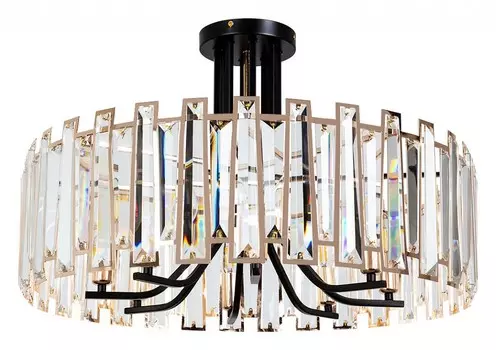 Потолочная люстра Arte Lamp Amber A1028PL-8BK